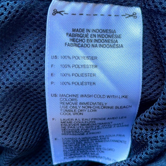 Vintage navy blue/white Adidas sports jacket - Picture 12 of 13